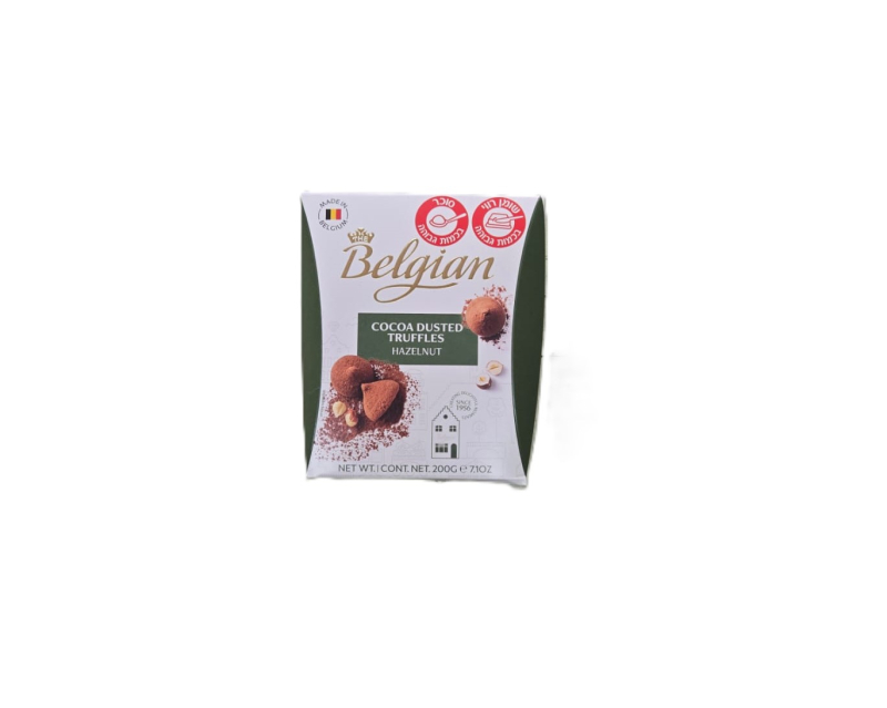 טראפלס בטעם אגוזי לוז 200 גר